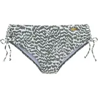 LASCANA Braga de bikini oliva / blanco