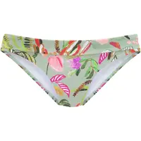 s.Oliver Braga de bikini 'Herbst' sepia / verde pastel / rosa / rojo