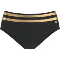 LASCANA Braga de bikini 'Elodie' oro / negro