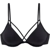 LASCANA Top de bikini negro