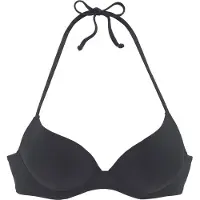 LASCANA Top de bikini negro