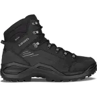 Lowa - Zapatillas de senderismo Hombre - Renegade Evo GTX Mid Black/Dune de Cuero - Talla 40 - Negro