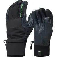 Black Diamond - Accesorios para escalada - Terminator Gloves Black de Cuero - Talla XL - Negro