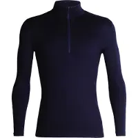 Icebreaker - 260 Tech L/S Half Zip - Ropa interior merino size S, azul