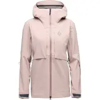 Black Diamond - Chaquetas de esquí mujer - W Factor Shell Pale Mauve para Mujer de Lana - Talla M - Rosa