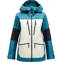 Peak Performance - Chaquetas de esquí mujer - W Vertical Gore-Tex Pro Jkt Hydro Fresh Sand Fog Infinity Teel para Mujer - Talla S - Negro