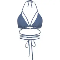 LASCANA Top de bikini azul ahumado