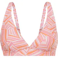 LASCANA Top de bikini 'Lisa' naranja / rosa / altrosa / blanco
