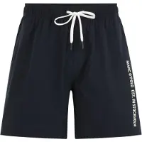Marc O'Polo Bermudas 'Olmen Essentials' azul noche / blanco
