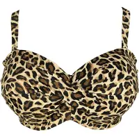 SugarShape Top de bikini 'Monaco' beige / marrón moteado