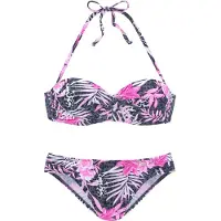 Buffalo Bikini gris / rosa claro / negro / blanco