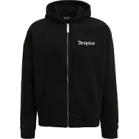 Dropsize Sudadera con cremallera negro / blanco