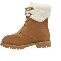 EVER AU Botines con cordones 'Sittella' marrón castaño