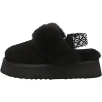 EVER AU Zapatillas de casa 'Wagtail' negro