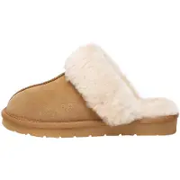 EVER AU Zapatillas de casa 'Raven' crema / marrón castaño