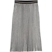 Summum Woman Pleated Skirt Lamee Metallic Mist Talla: 38 | Faldas Midi Outlet | Mujer