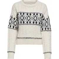 ONLY Jersey 'ONLMarent' negro / blanco lana