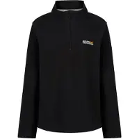 Regatta - Kids' Hot Shot II Half Zip Fleece - Forro polar size 3-4 Years, negro