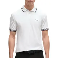BOSS Camiseta 'Paul' negro / blanco