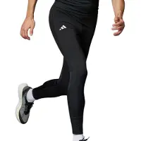 Adidas Pantalón deportivo 'Adizero' verde claro / negro