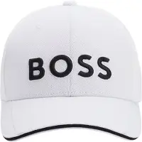 BOSS para hombre. 50519247 Gorra Us blanco (OSFA), Casual, Poliéster, outlet 2026.