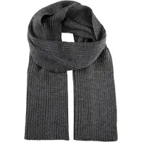 Barts - Wilbert Scarf - Bufanda size One Size, gris/negro