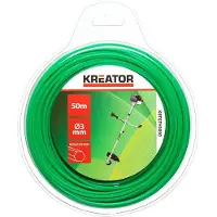 Kreator KRTGTH3050 - Cuerda HEX de 3 mm x 50 metros