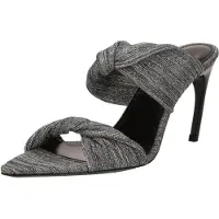Iro Paris Twisty Glitter Mules Silver/black Talla: 40 | Pumps Outlet | Mujer | Gris