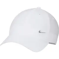 Nike Gorra 'Club' plata / blanco
