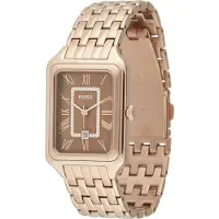 Fossil Reloj analógico 'RAQUEL' marrón / rosé