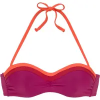 s.Oliver Top de bikini 'Yella' naranja / rosa / rojo