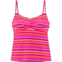 s.Oliver Top de tankini mezcla de colores / rosa