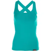 Winshape Top deportivo 'WVR25 ' jade / negro / blanco