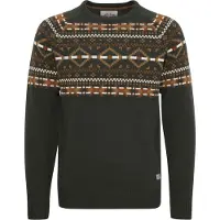 Blend Jersey 'Nilas' verde oscuro / mezcla de colores