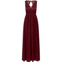 Kraimod Vestido de noche burdeos