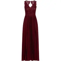 Kraimod Vestido de noche burdeos