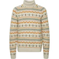 Blend Jersey beige / gris / rojo