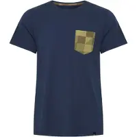 Blend Camiseta azul / mezcla de colores