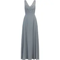 Kraimod Vestido de noche azul ahumado