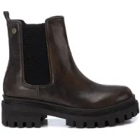 Xti para mujer. 14300402-BRONCE Botines 143004 marrón (37), 8 a 10cm, Cordones, Cremallera, Casual, outlet 2026.