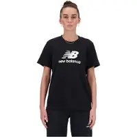 New Balance - Women's Sport Essentials Jersey Logo T-Shirt - Camiseta de manga corta size S, negro