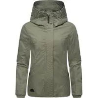 Ragwear Chaqueta funcional 'Vannesa' verde / negro