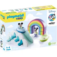 Playmobil 1.2.3 &amp; : Y Minnie Casa En Las Nubes Juego De Construcción Disney Mickey