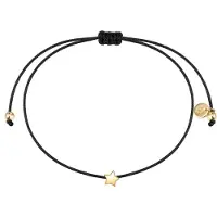 Glanzstücke Pulsera negro / plata