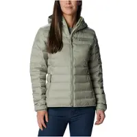 Columbia - Plumíferos esquí mujer - Lake 22 II Down Hooded Jacket Safari para Mujer - Talla M - Caqui