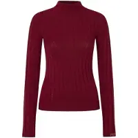 Pepe Jeans para mujer. PL702224 Jersey Izabel Tortuga rojo (XS), Casual, Granate, Algodón, outlet 2026.
