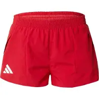 Adidas Pantalón deportivo 'Adizero' rojo / blanco