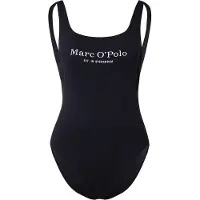 Marc O'Polo Traje de baño 'Essentials' negro / blanco