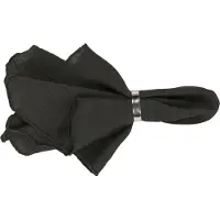 Broste Copenhagen Servilleta GRACIE X2 - Negro - 45x45 cm