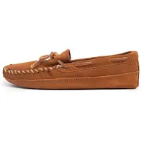 Minnetonka Mocasines 'Doublebottomfleece' marrón